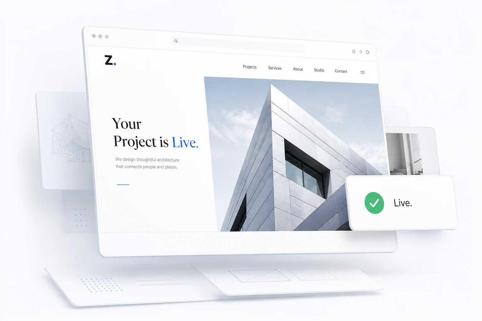 Test & Launch process illustration